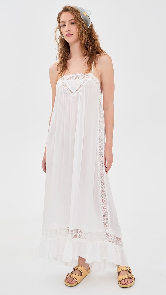 Kiss Me Later Slip Dress - Clean Ivory