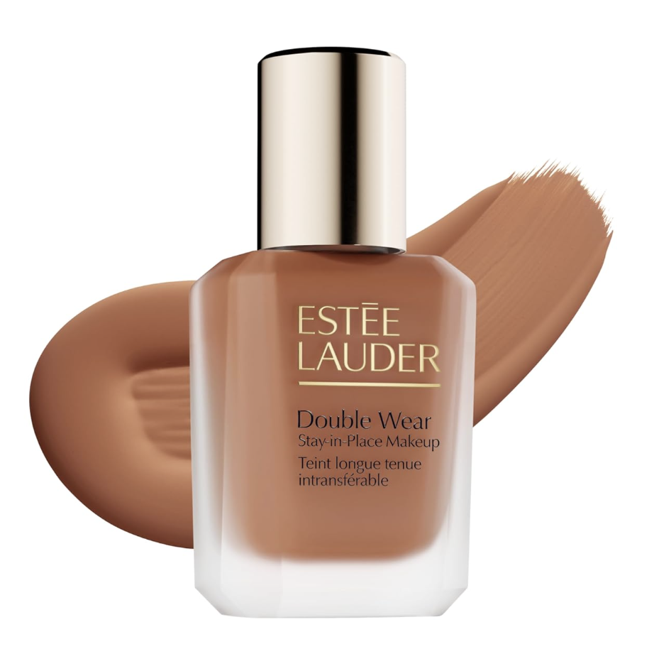 Est&eacute;e Lauder Double Wear Stay-In-Place Foundation Makeup | 36-Hour Long-Wear Oil-Free Liquid Matte Foundation | Hydrating, Breathable, Buildable | New Formula, 1 Fl Oz, 6c1 Rich Cocoa