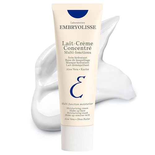 Embryolisse Lait-Cr&egrave;me Concentr&eacute; Face Moisturizer and Makeup Primer, French Face Cream With Shea Butter & Aloe Vera, 1.01 Fl Oz