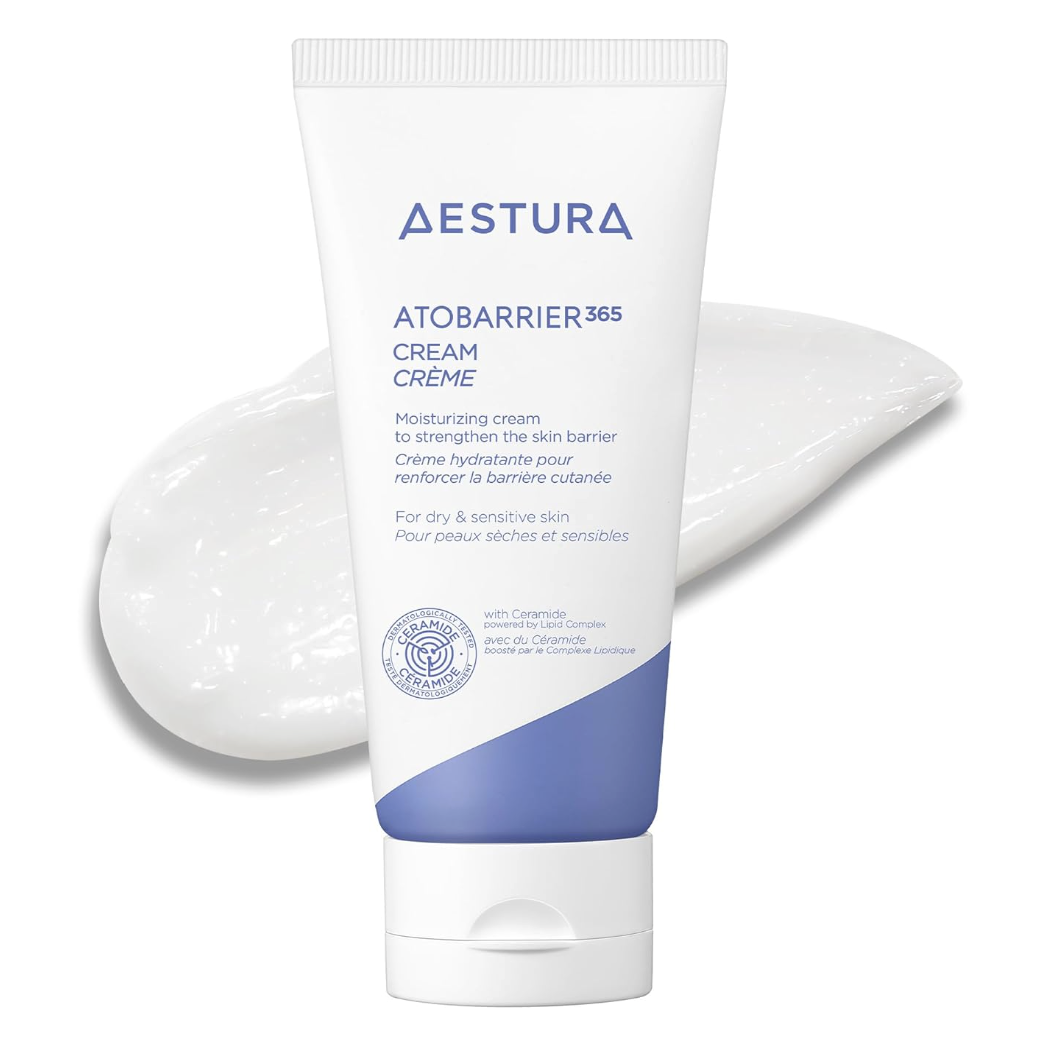 Aestura Atobarrier365 Cream With Ceramides, Korean Face Moisturizer for Barrier Repair | 120h Lasting Hydration, Ceramide Capsules, Dry & Sensitive Skin, Non-Comedogenic, 80 Ml / 2.70 Fl.oz.