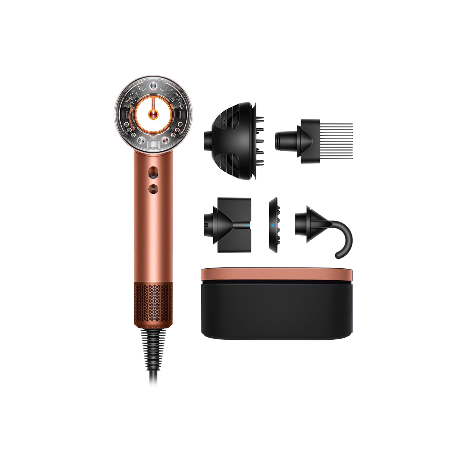 Dyson, Dyson Supersonic Nural™ Hair Dryer, No Heat Damage, 5 Intelligent Attachments With Diffuser & Styling Concentrator, Scalp Health, All Hair Types