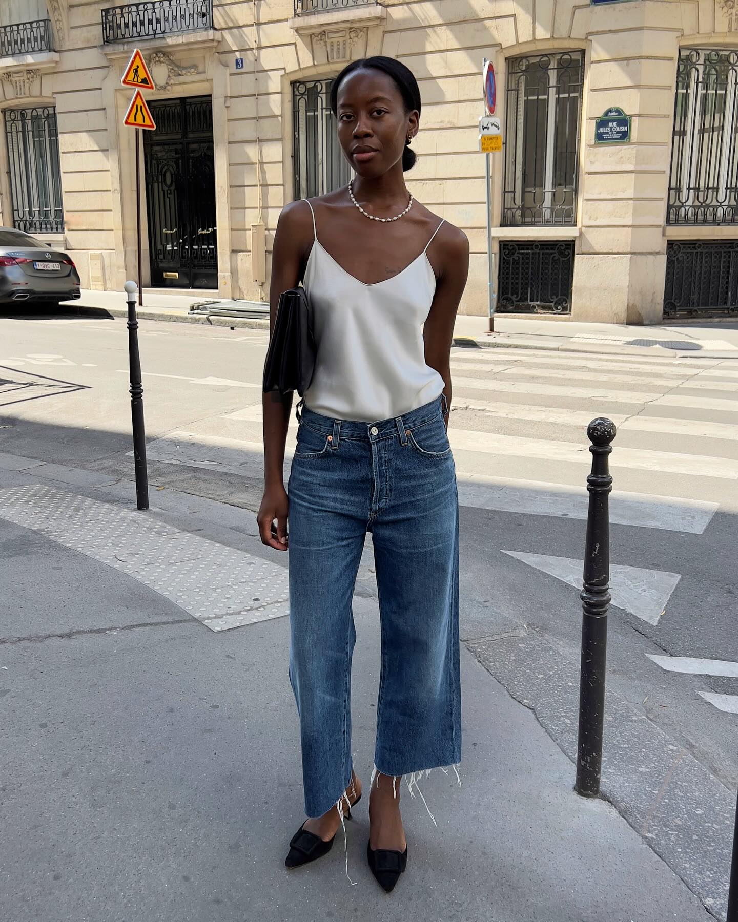 Cropped jeans outfits