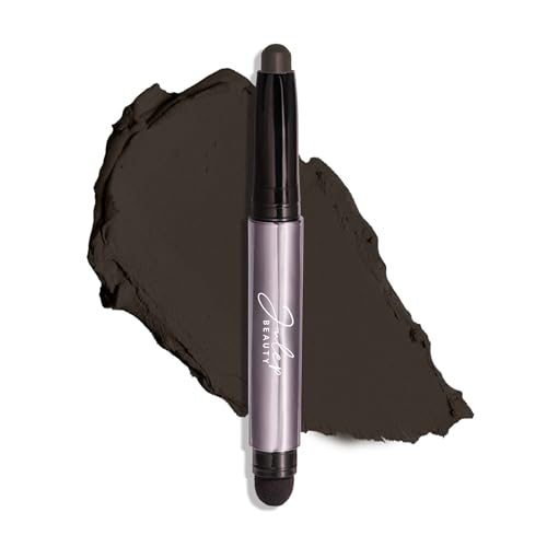 Julep Eyeshadow 101 Cream-To-Powder Waterproof Eyeshadow Stick – Charcoal Matte – Long-Lasting, Buildable, Crease-Proof, Cruelty Free, Matte Finish With Built-In Smudger