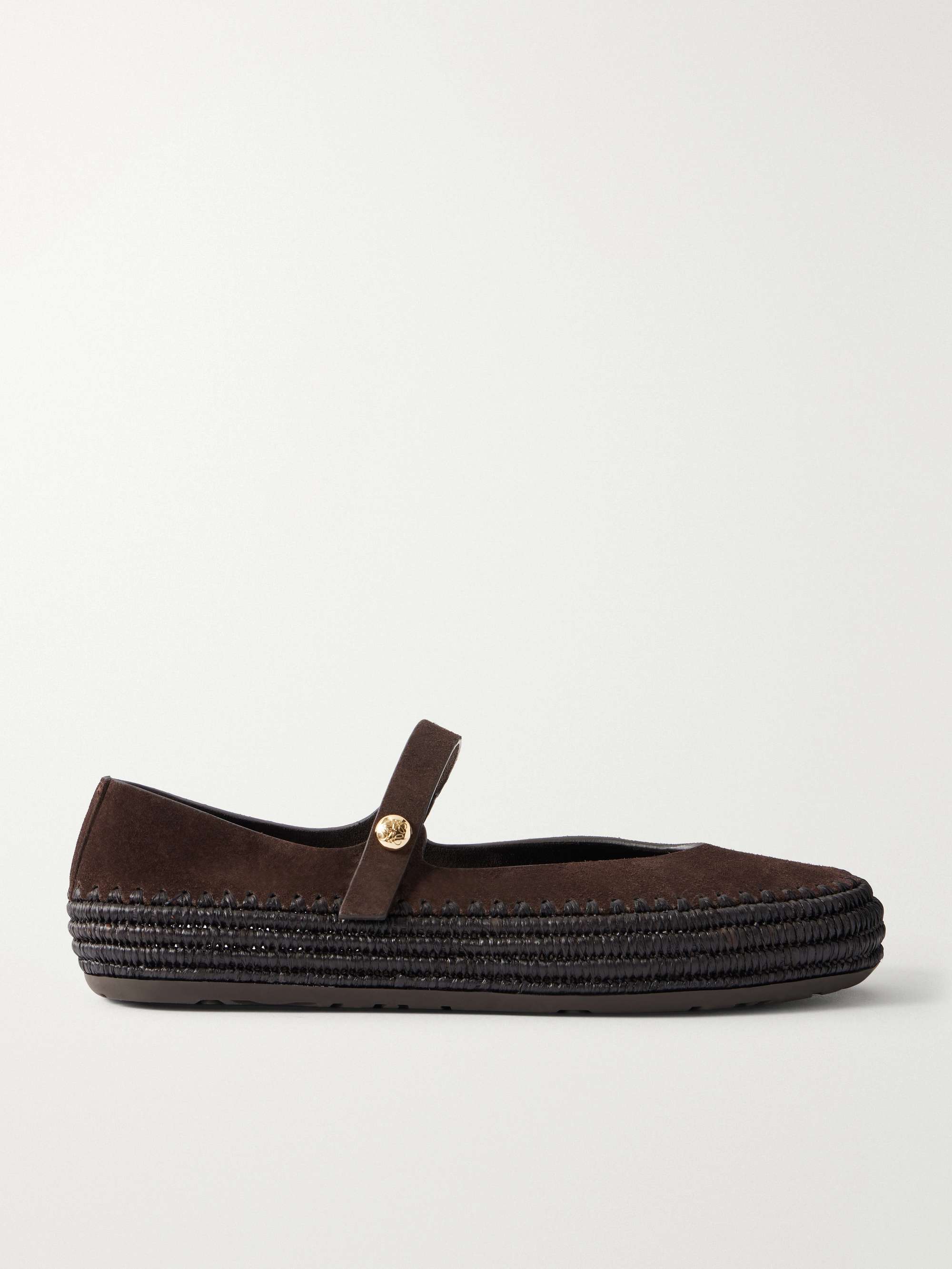 + Paula's Ibiza Rio Suede Mary Jane Espadrilles