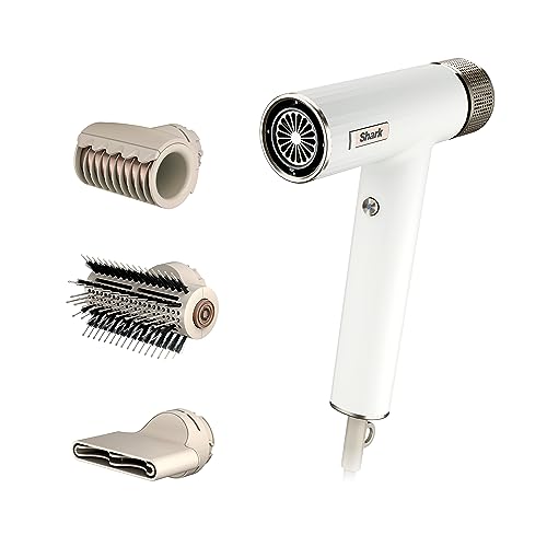 Shark Hair Dryer | Speedstyle | No Heat Damage Hair Styling Tool | 3 Styling Tools Included | Portable & Powerful Blow Dryer | Best for Straight & Wavy Hair | Silk | Hd331