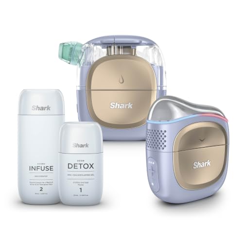 Shark Facialpro Glow. the Uk's First At-Home Facial; Pore Extraction, Hydration & Dual Temp-Sculpting for Instant Glow. Developed With Dermatologists for Spa-Level Results in 10 Minutes. Fh320ukpl
