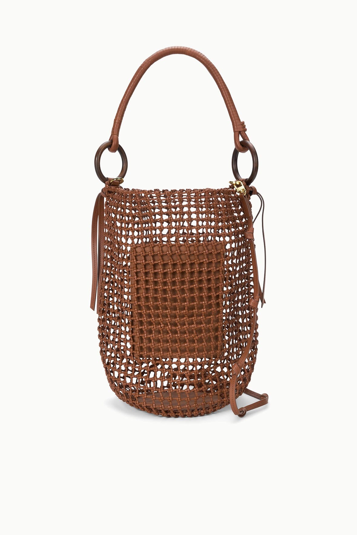 Del Mar Bucket Bag | Tan Woven - Tan