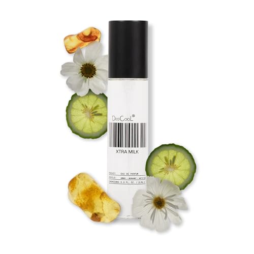 Dedcool Eau De Parfum | Xtra Milk | Bergamot, White Musk & Amber | Clean Unisex Fragrance | Non-Toxic, Vegan | Travel Size Perfume, 15 Ml