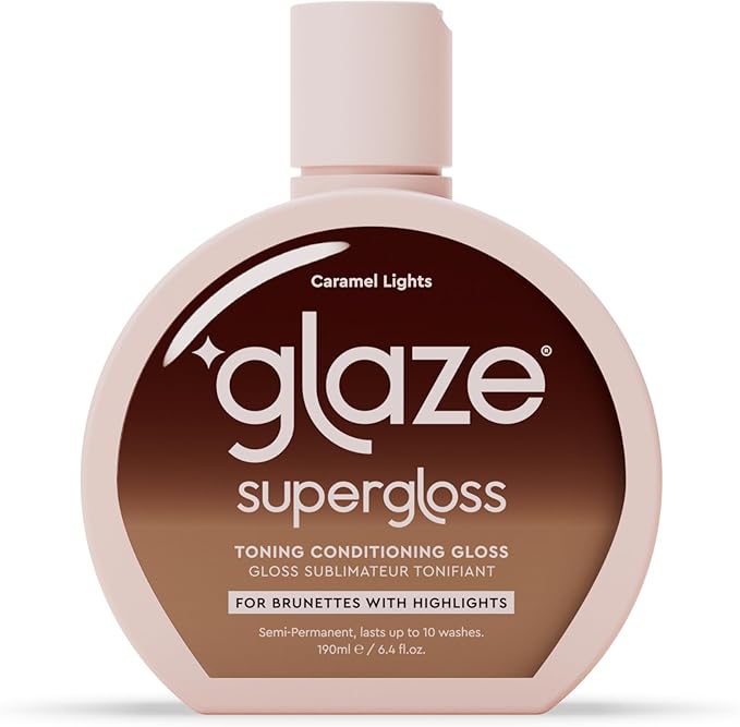 Glaze, Supergloss Color Conditioning Gloss in Caramel Lights