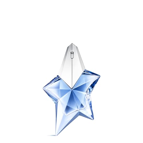 Mugler Angel - Eau De Parfum - Women's Perfume - Ambery & Woody - With Bergamot, Praline, and Patchouli - Long Lasting Fragrance - 0.8 Fl Oz