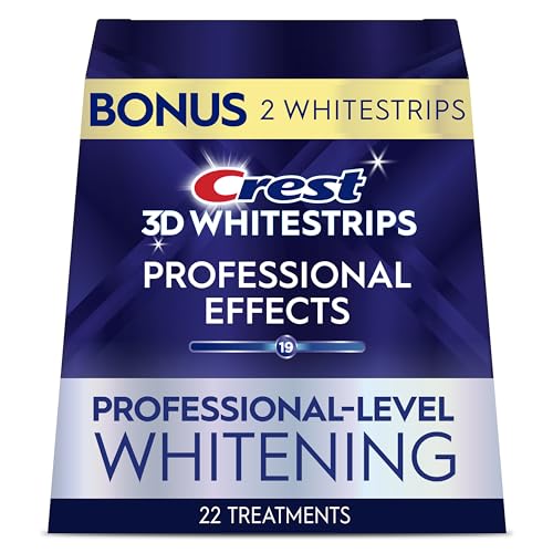 Crest 3d Whitestrips Professional Effects &ndash; Teeth Whitening Kit, 22 Treatments (20 + 2 Bonus), Each With 1 Upper/1lower, 44 Strips &ndash; Crest 3dwhite Teeth Whitening Strips