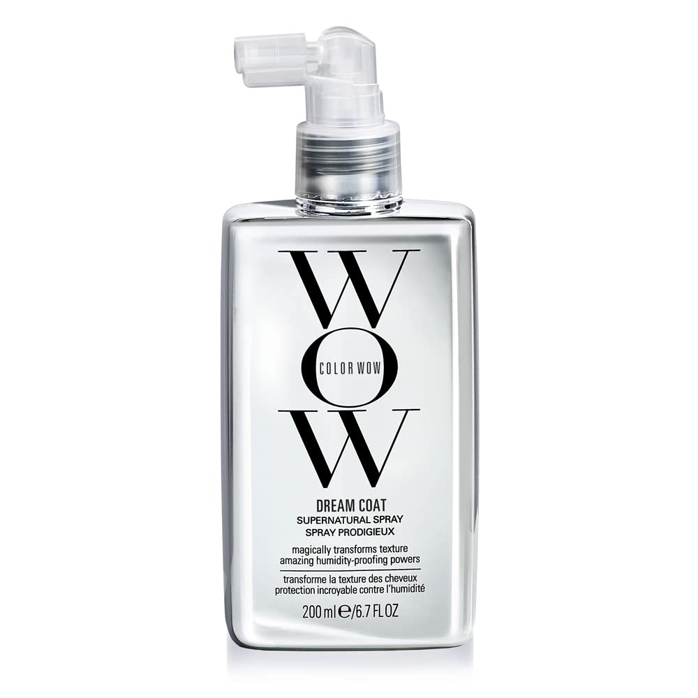 COLOR WOW, Color Wow Dream Coat Supernatural Spray, Anti-Humidity Frizz Control and Heat Protectant for Glassy, Shiny Hair