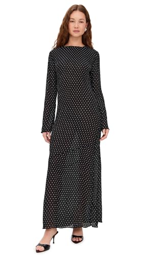 Lioness Women's Haven Maxi Dress, Noir Polka, S