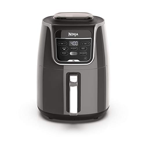 Ninja Xl Air Fryer | 5.5 Qt Capacity Fits 3lbs of Wings | 5-In-1 Air Fry, Roast, Bake, Reheat & Dehydrate | 400&deg;f Max Temp | 1750 Watts | With Dishwasher Safe Parts & Recipe Guide | Grey | Af150amz