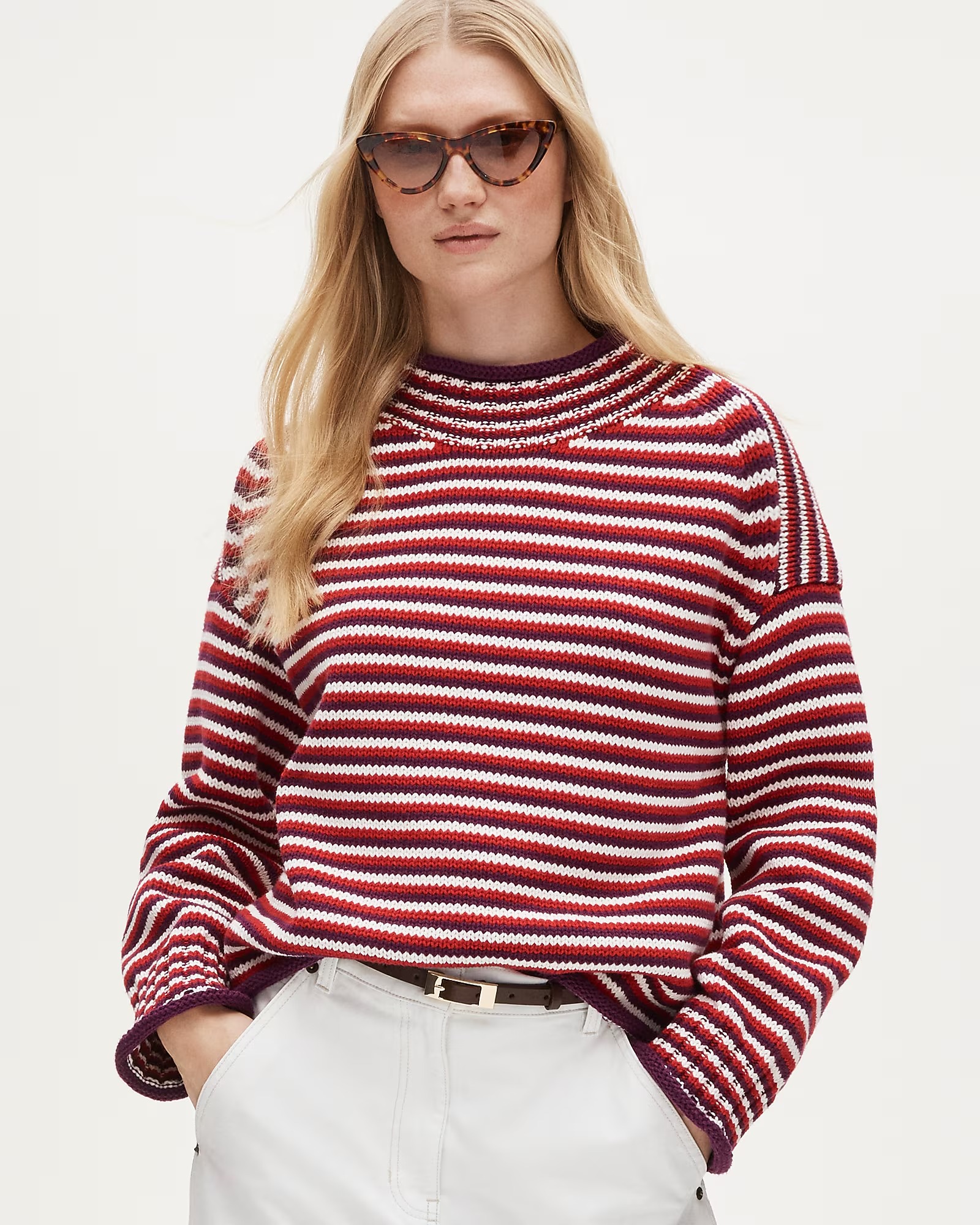2025 Rollneck&trade; Sweater in Stripe