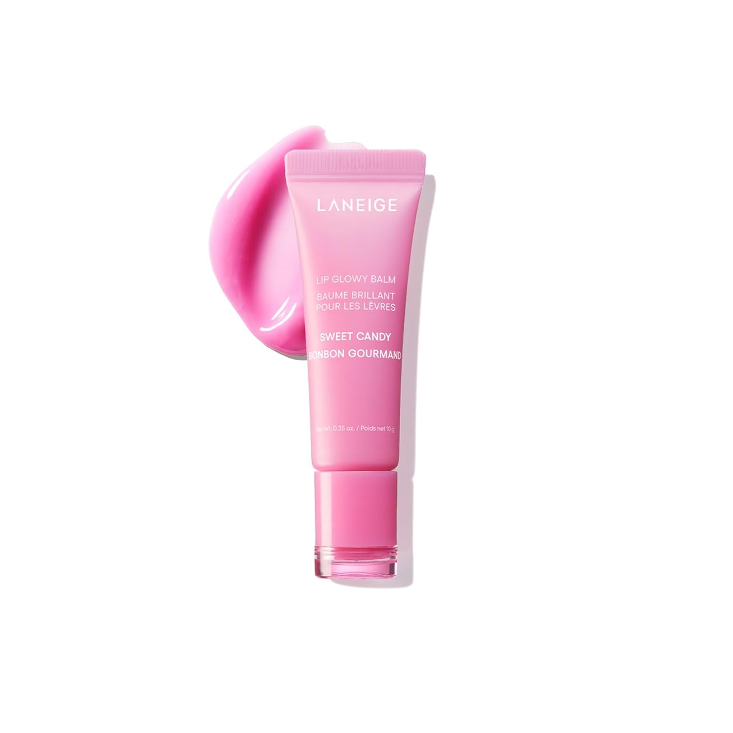LANEIGE, Laneige Lip Glowy Balm, Sweet Candy: Sheer Tinted Lip Moisturizer With Shea Butter, for Hydrating Shine & Soft Lips