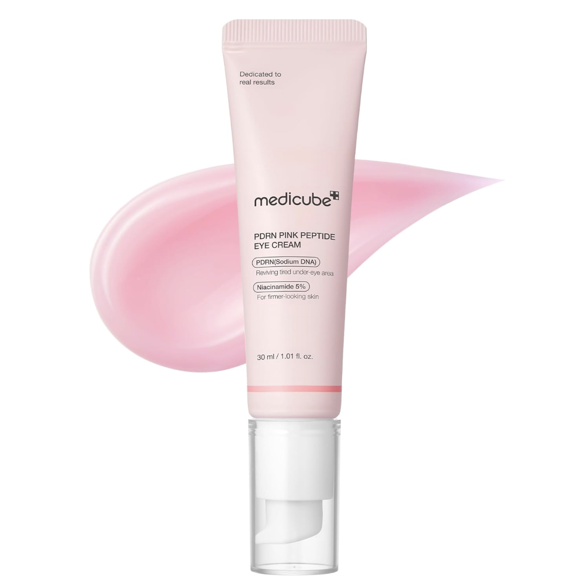 Medicube Eye Serum With Salmon Dna Pdrn & Pink Peptides | 99% Purity Retinol for Fine Lines | Pdrn & Niacinamide for Uneven Skin Tone | Korean Skincare, 1.01 Fl.oz