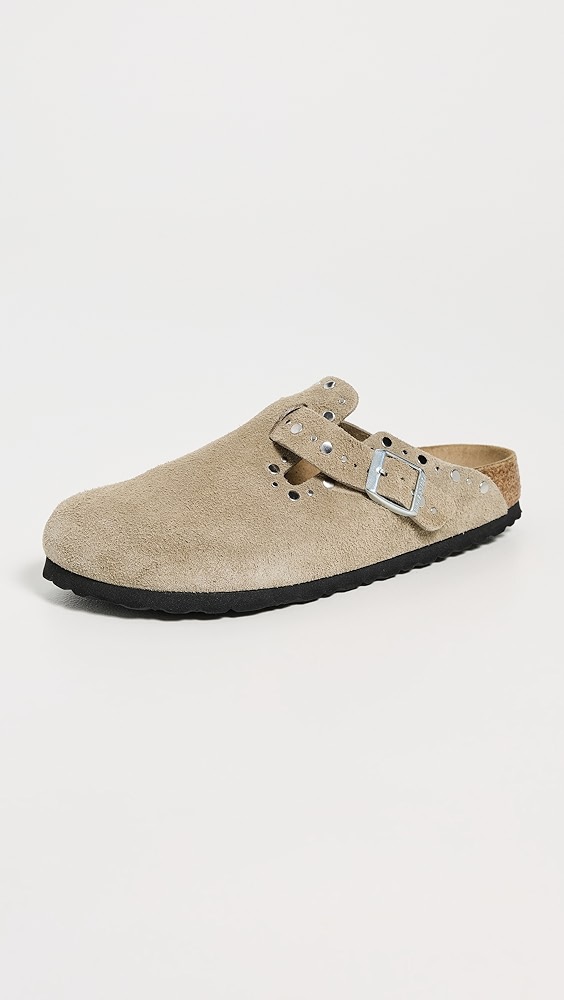 Boston Rivets Clogs - Taupe
