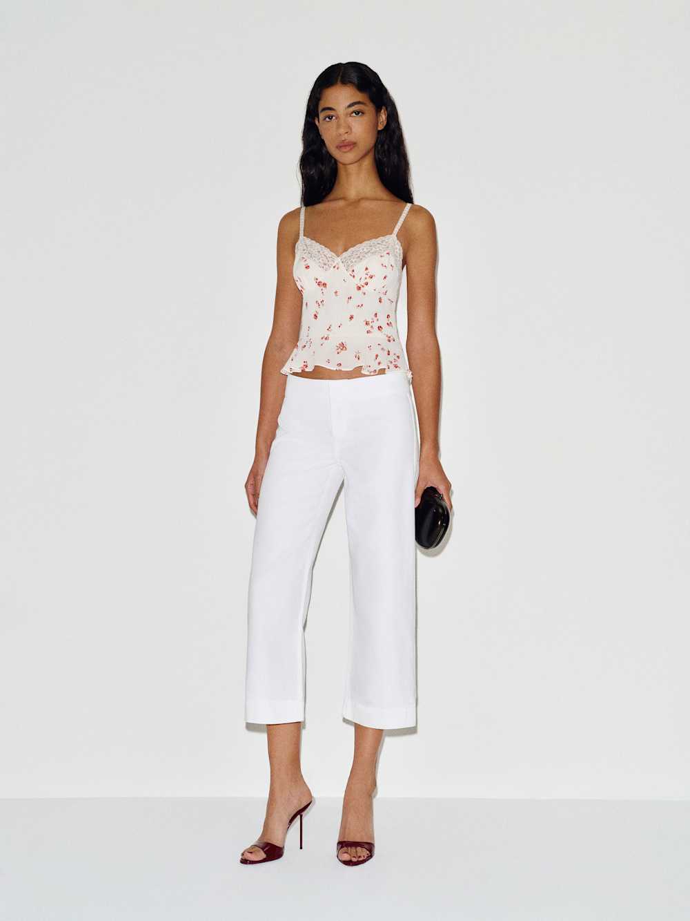 Kat Low Rise Straight Cropped Jeans