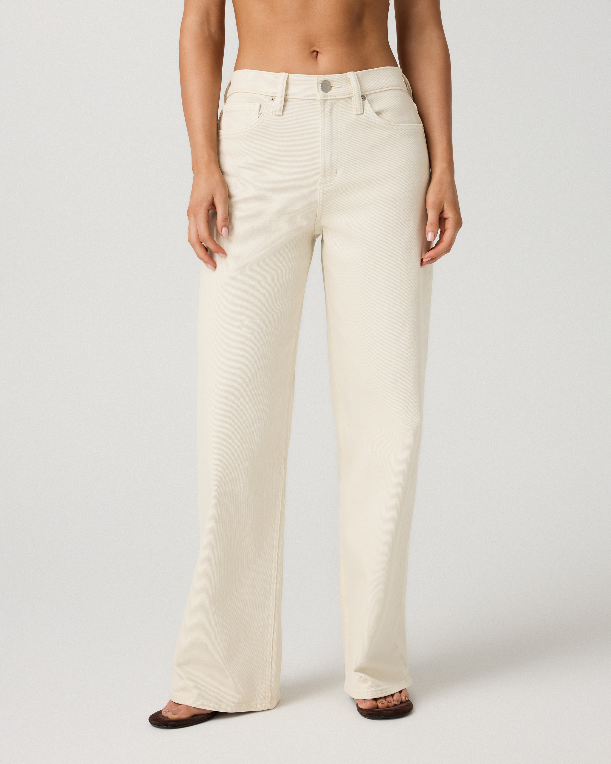 Women's Vuori Vintage Wideleg Jean - Bone Denim - 24