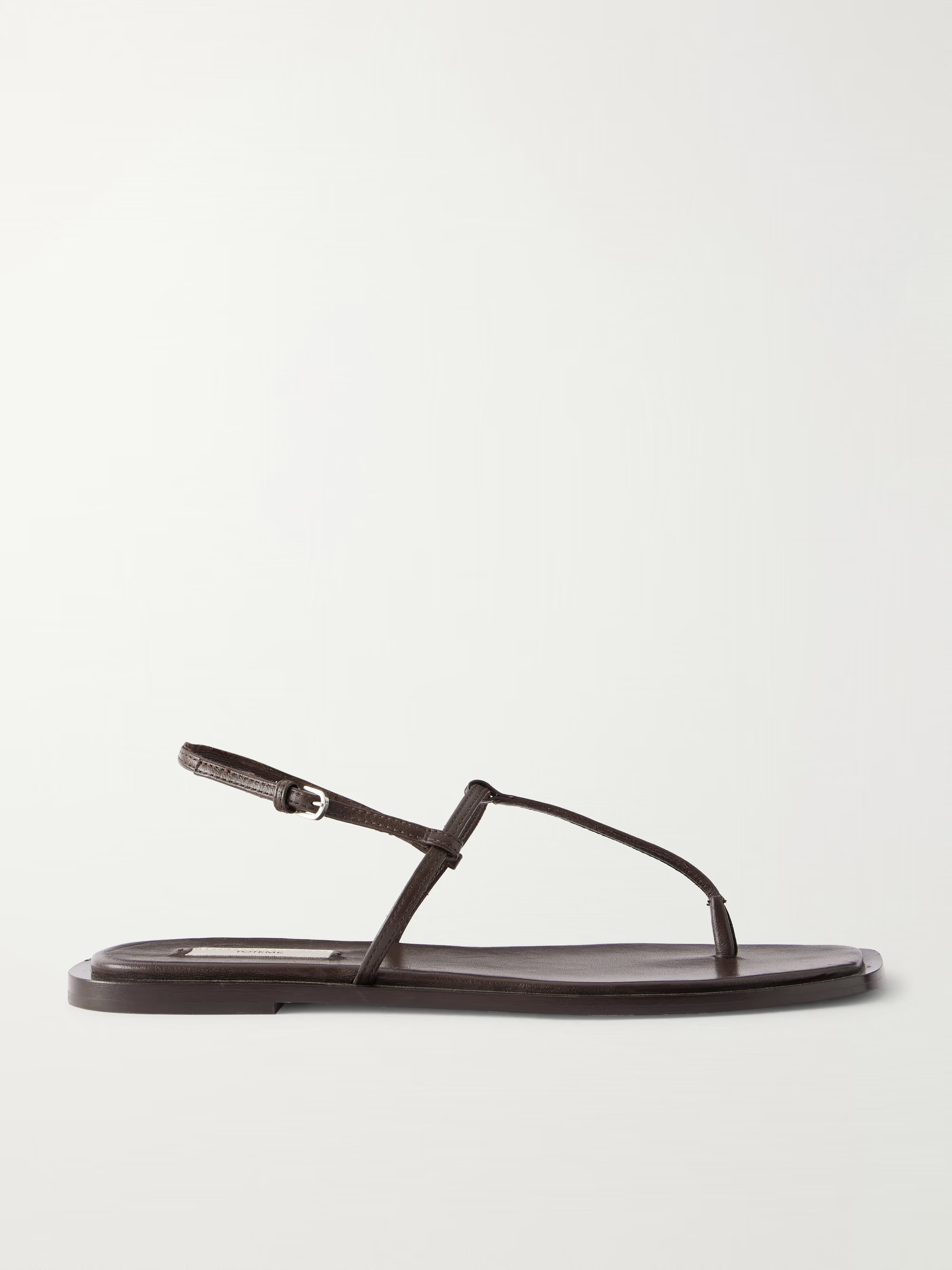 Toteme, T-Strap Leather Flats