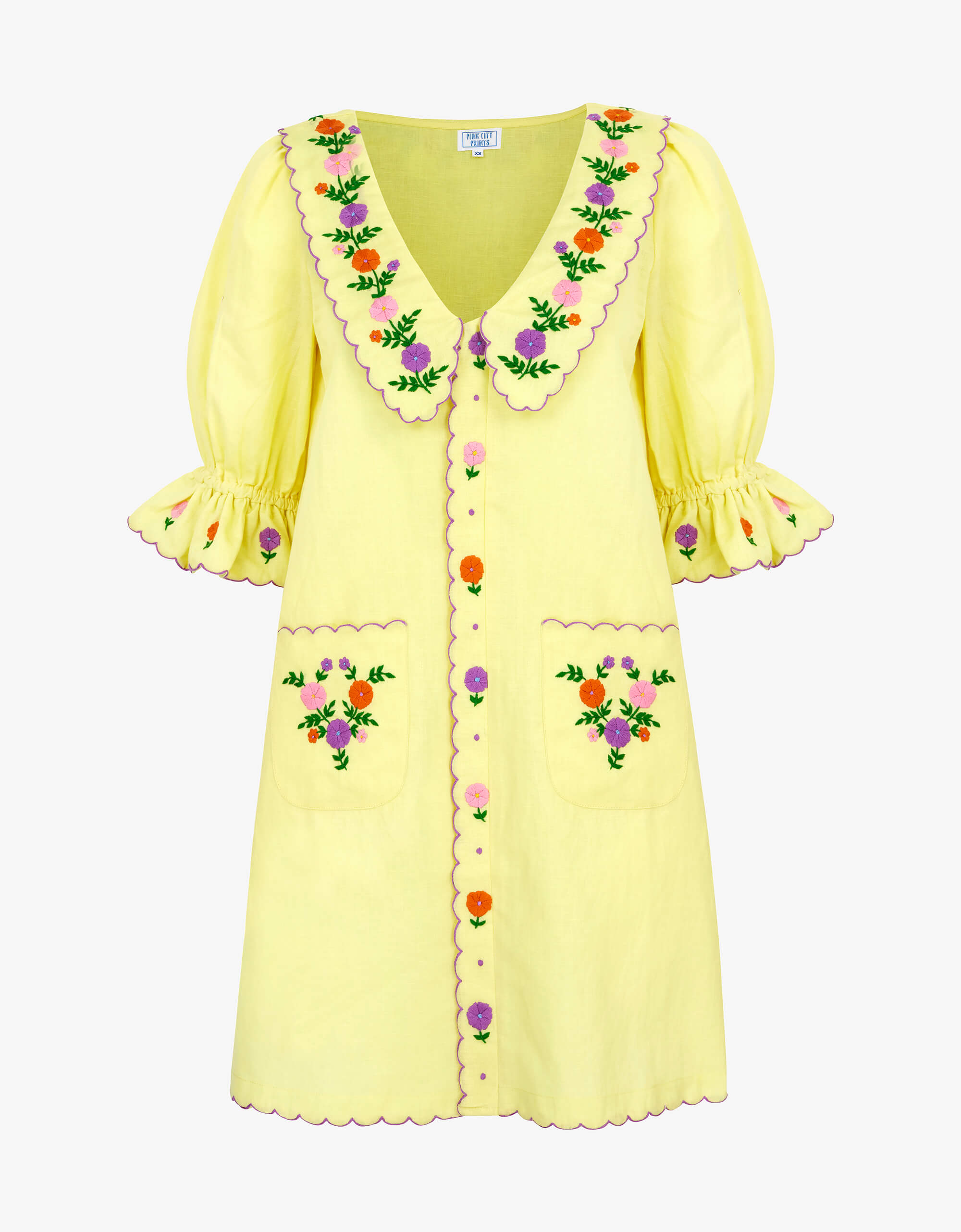 Lemon Embroidery Ava Mini