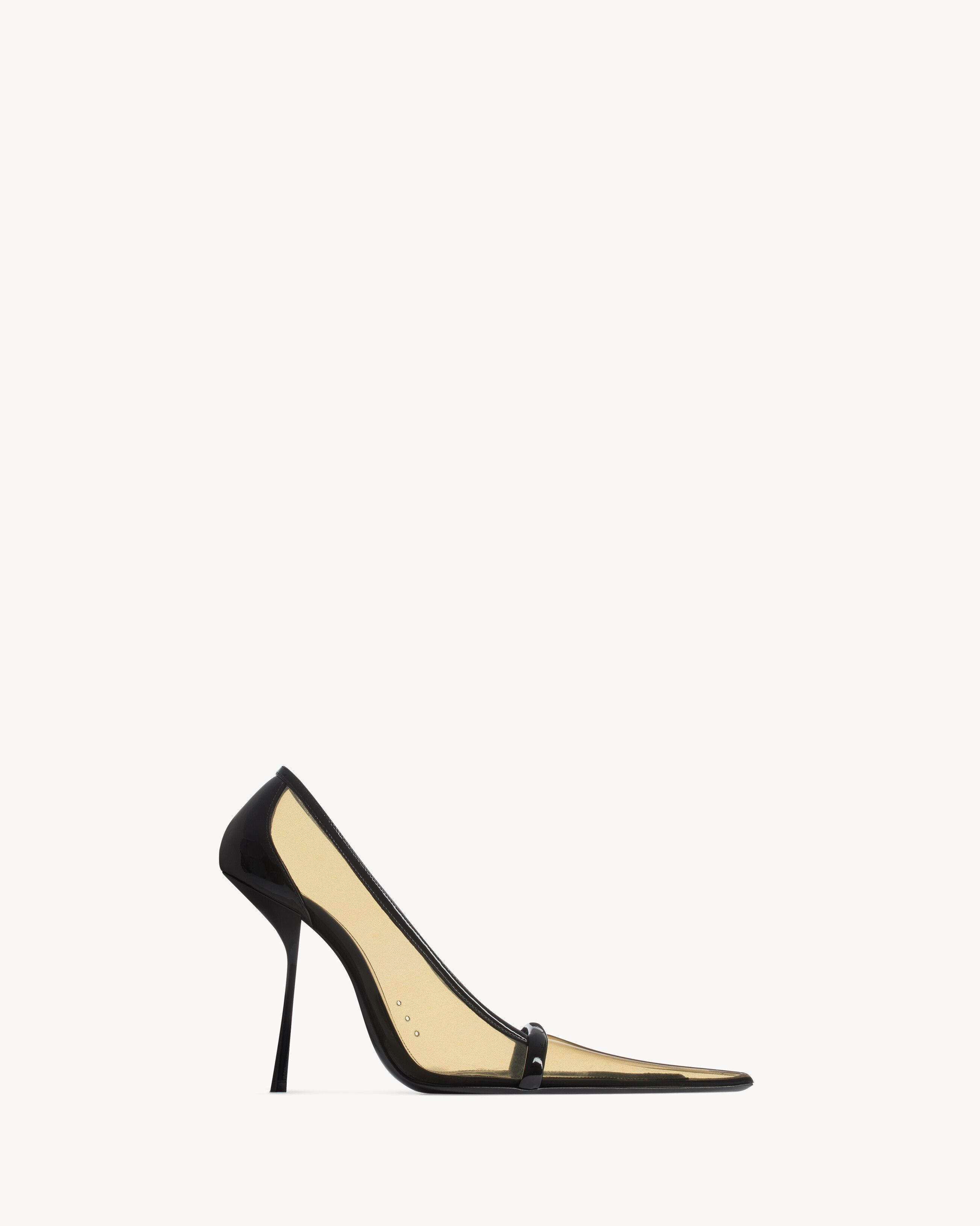 Brigitte Pumps in Tpu and Patent Leather