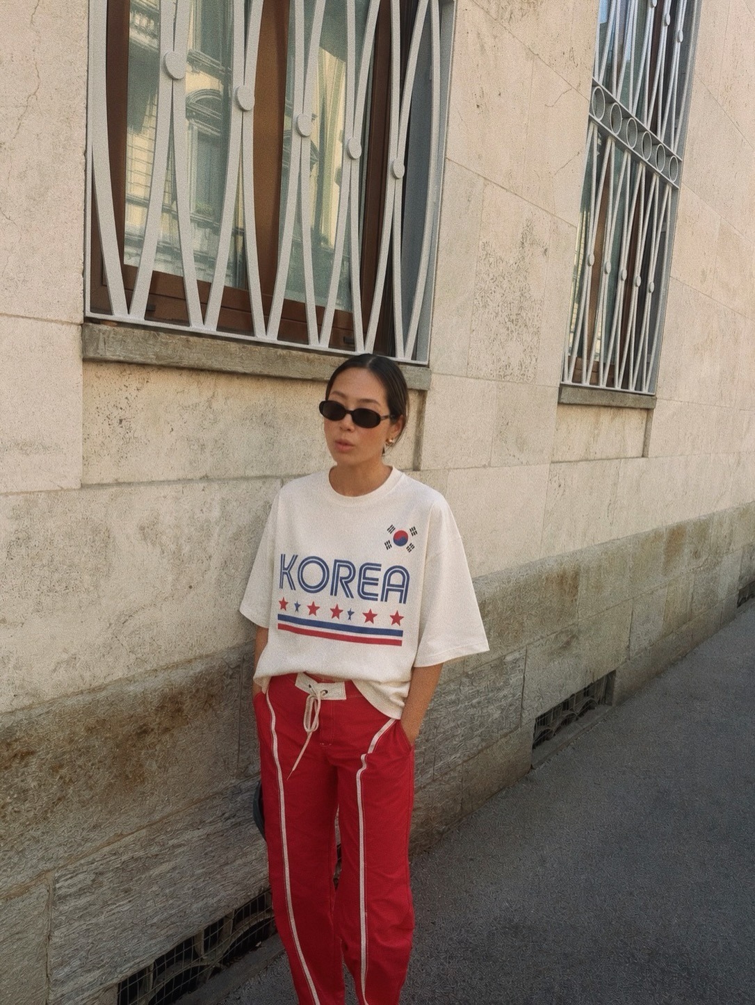 Aimee Song soccer outfit