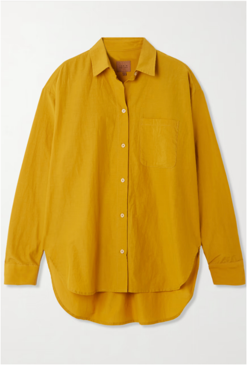 JAMIE HALLER, The Essential Cotton and Silk-Blend Shirt