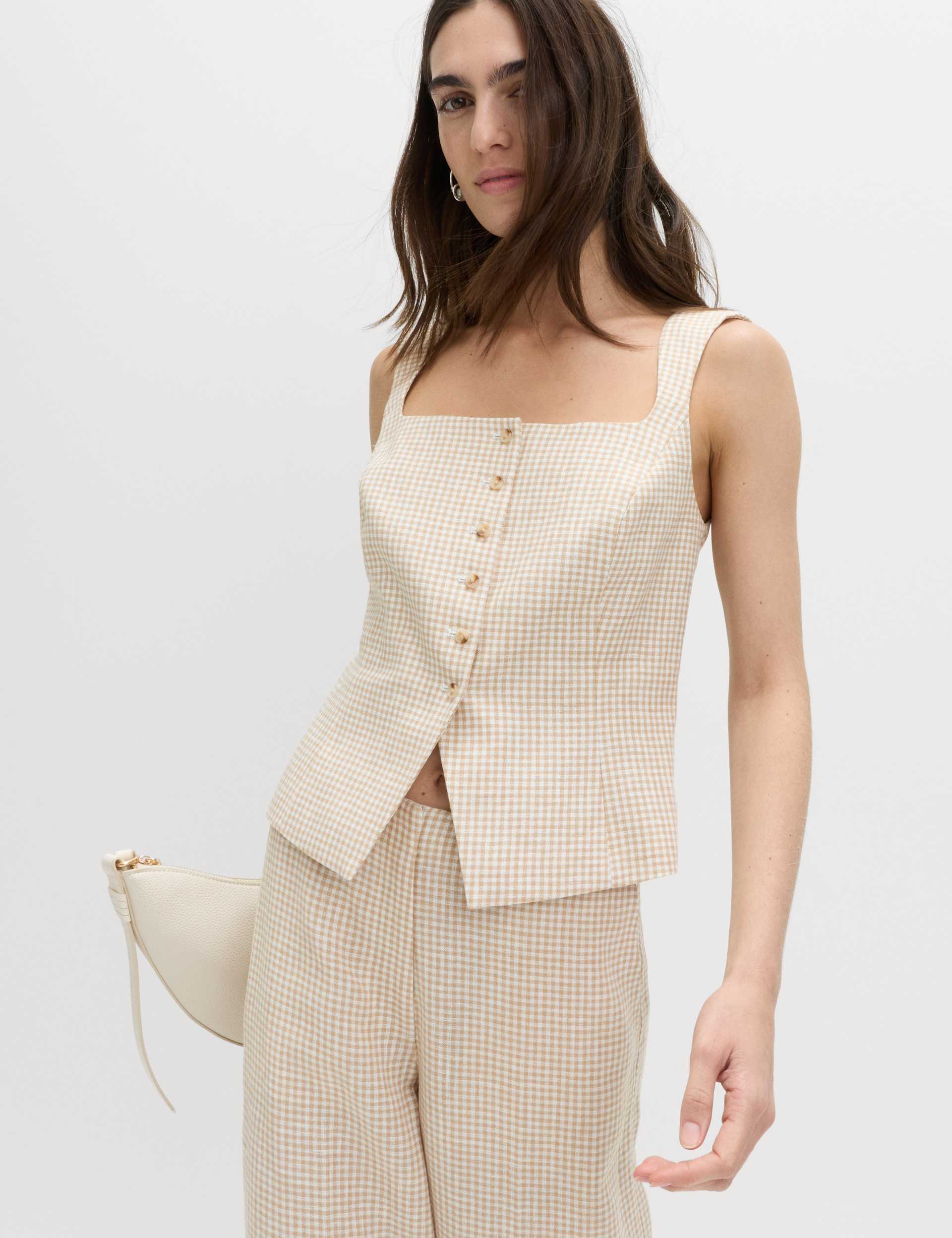 Gingham Waistcoat & Trouser Set