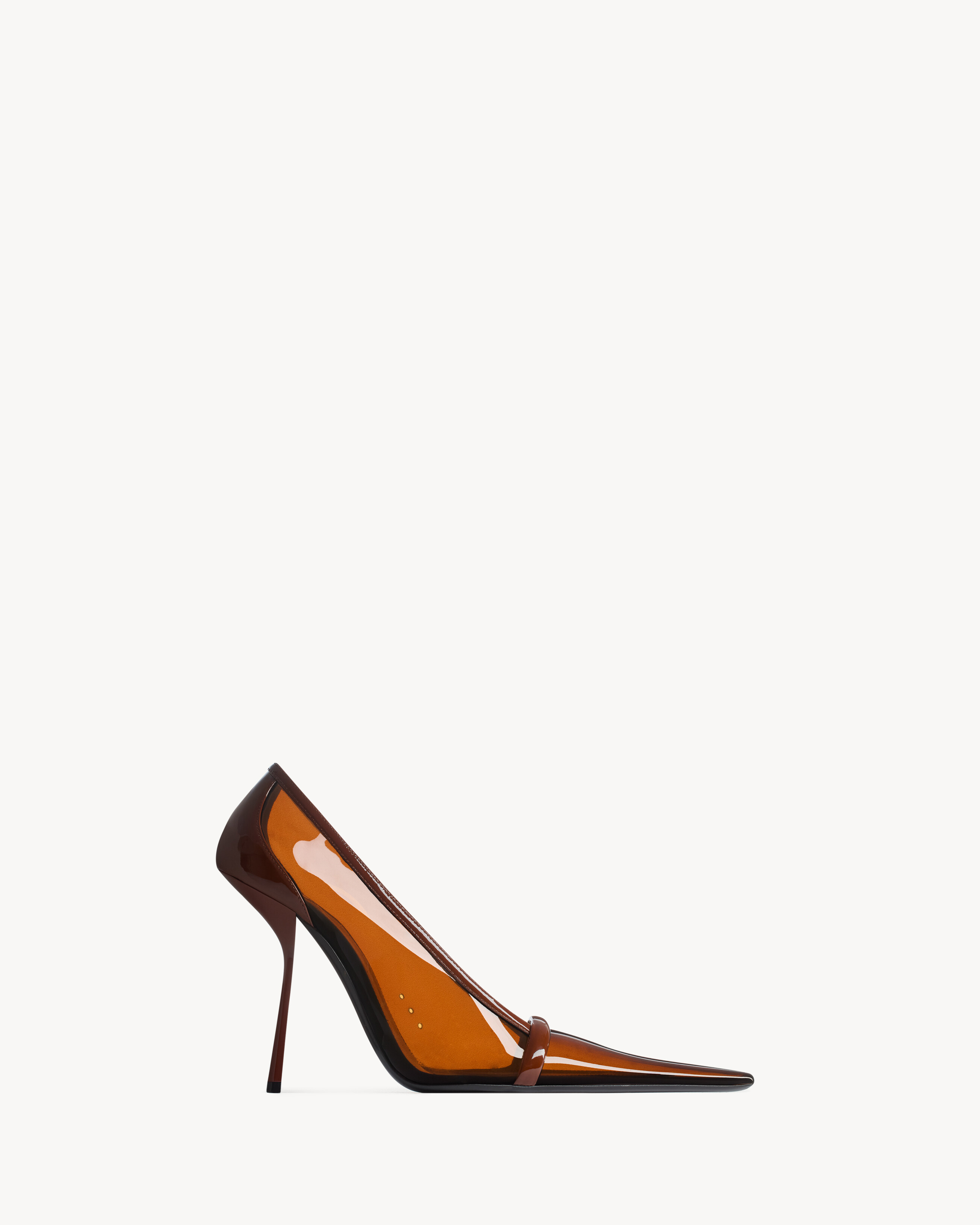 Brigitte Pumps in Tpu and Patent Leather