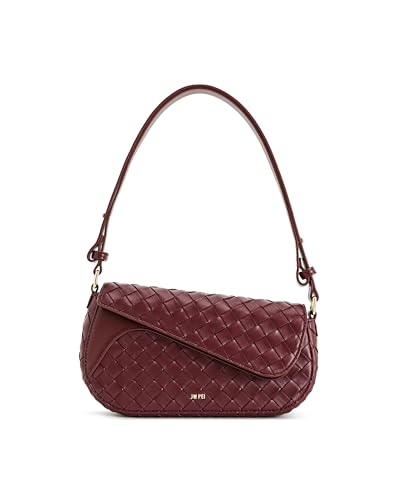 Jw Pei Women's Addisyn Shoulder Bag - Weave Texture Burgundy