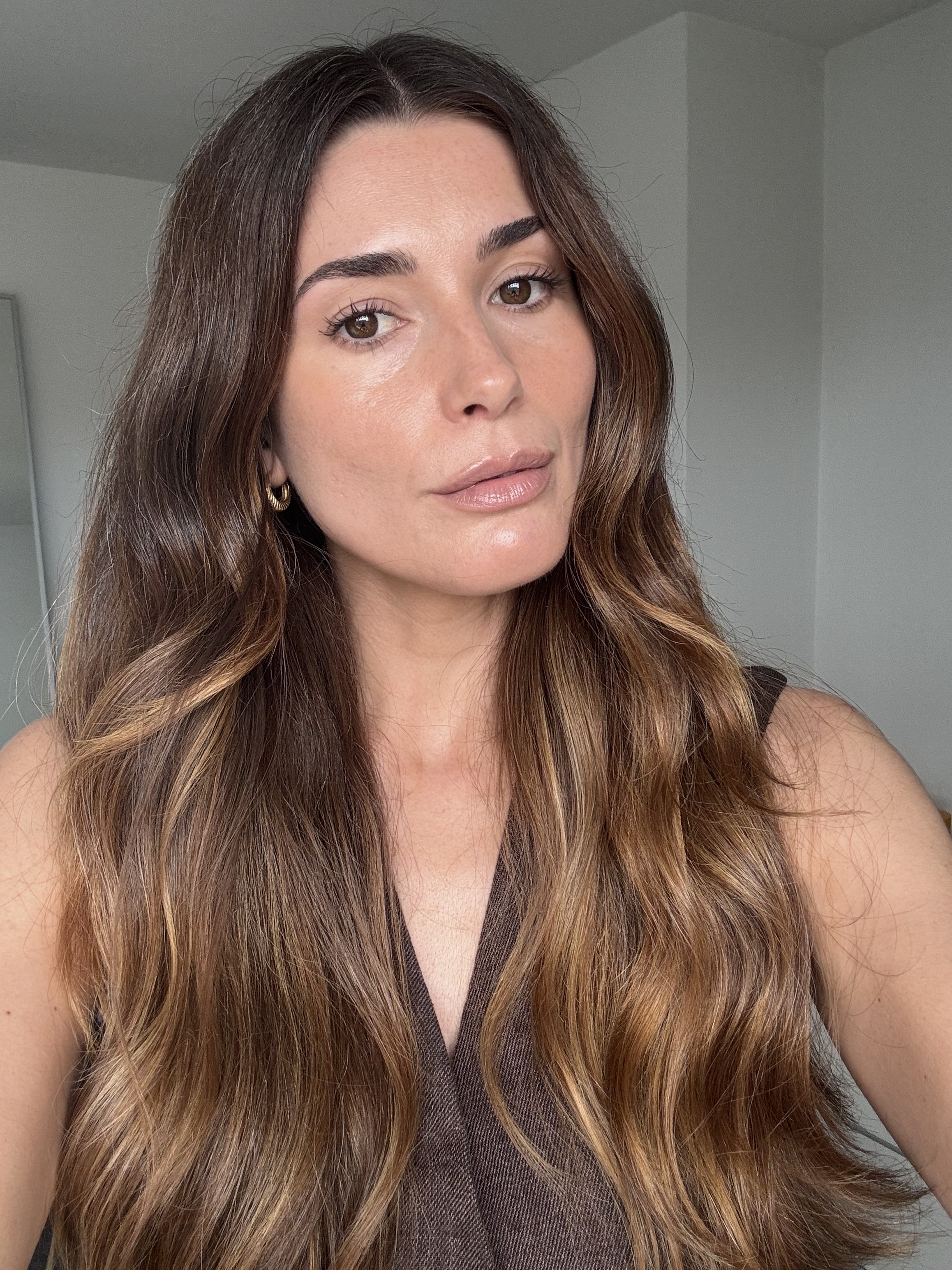 Eleanor's brows after brow mapping
