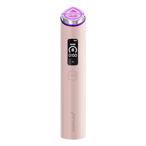 Medicube Booster Pro X2&trade; | 7-In-1 Glow Beauty Device | 2x Care for Glow, Pores, Skin Definition & Radiance | Customized Dual & Sheet Mask Boost Modes | Korean Skincare Device | Pink