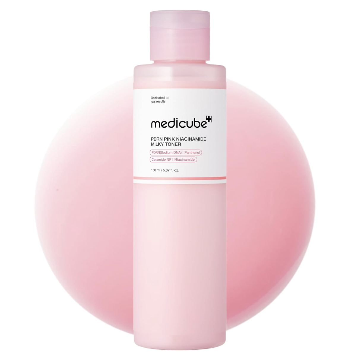Medicube Pdrn Toner Salmon Dna Milky Toner | for Hydrating, Moisturizing, Soothing With Ceramide, Peptide | Glass Glow Skin | Korean Skincare, 5.07 Fl.oz
