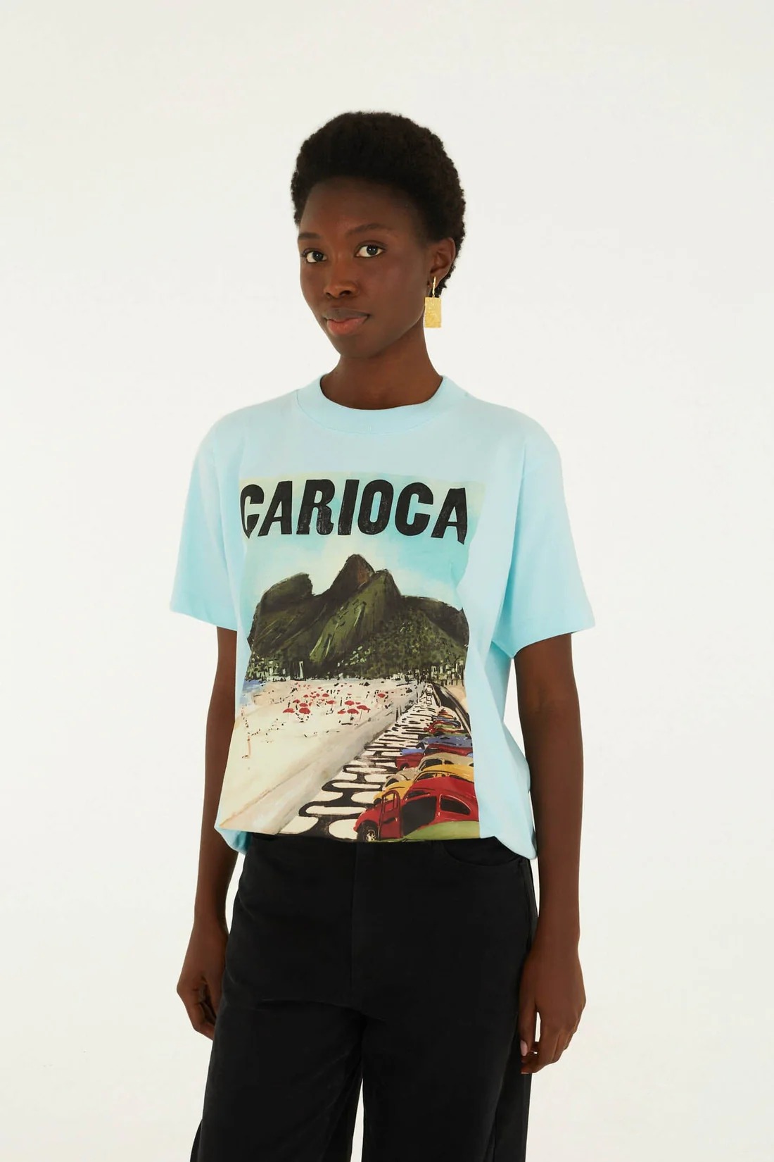 FARM RIO ACTIVE, Dois Irmaos Landscape Carioca Relaxed T-Shirt