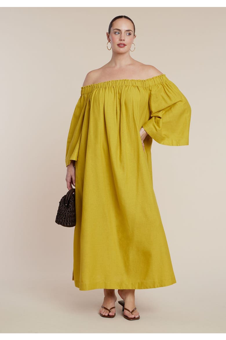 Off the Shoulder Easy Maxi Dress
