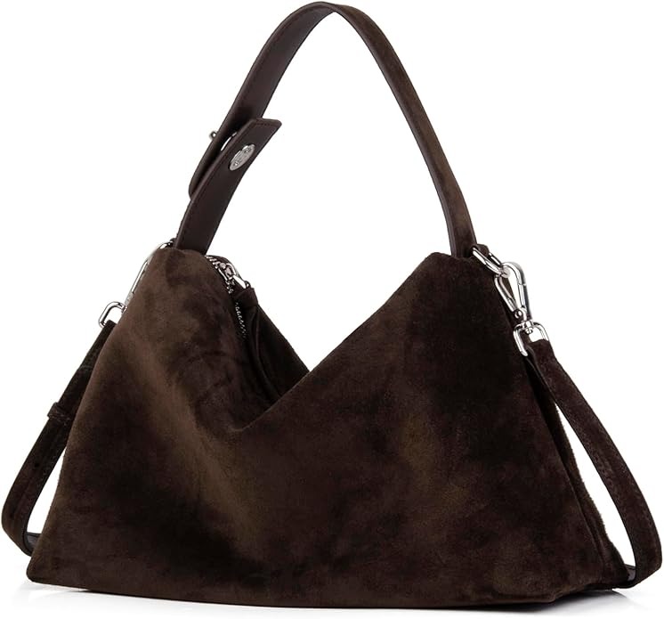 DONNAIN, Premium Suede Leather Crossbody Bag