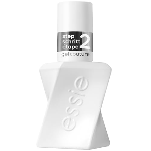 Gel by Essie Nail Polish, Shiny Topcoat, Clear Topcoat Nail Polish, Gel Couture, Up to 15 Days of Wear, No Uv Light, Longlasting High Shine Nail Varnish, 13.5ml