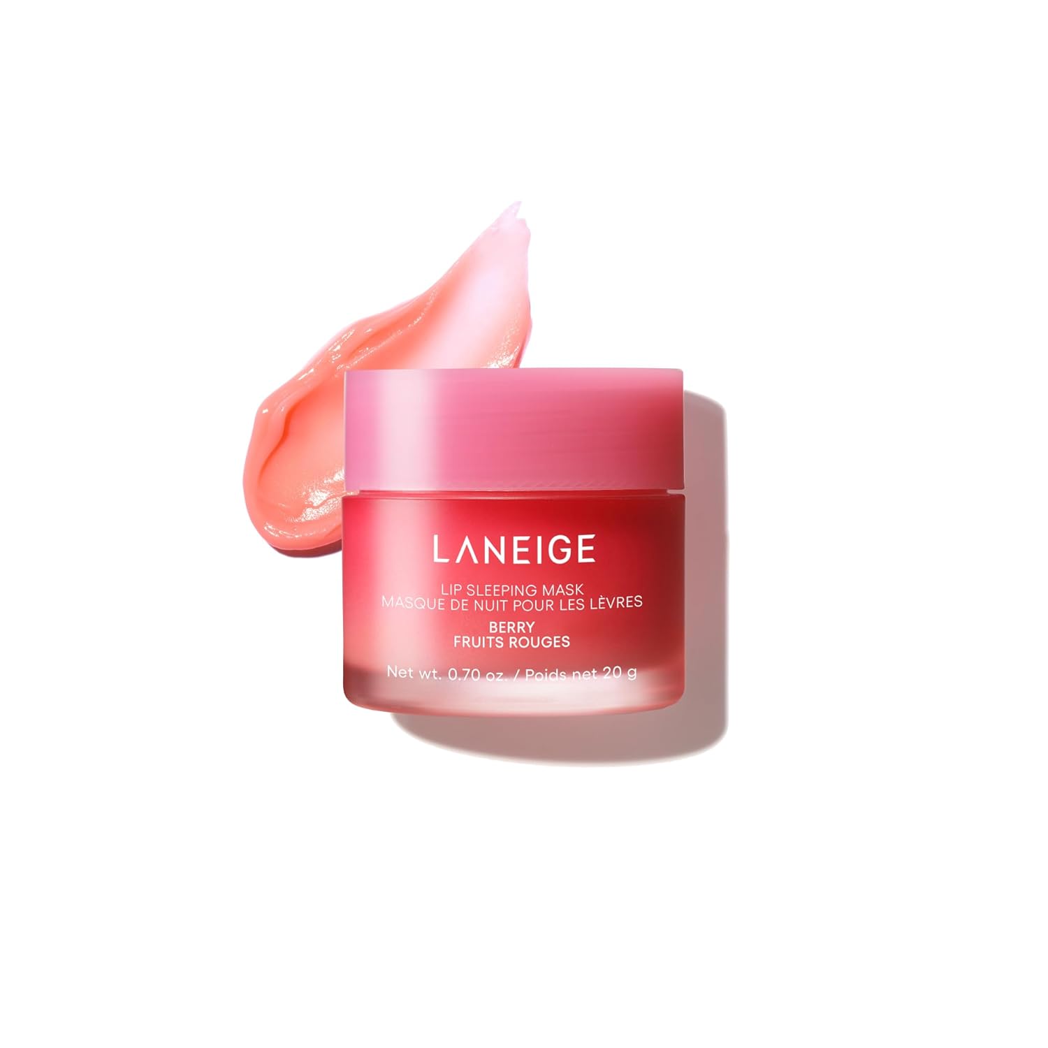 LANEIGE, Laneige Lip Sleeping Mask: Hydrating & Nourishing Korean Overnight Lip Treatment Mask With Shea Butter, Vitamin C & Murumuru, Antioxidants for Flaky, Dry Lips | Korean Skin Care, Berry