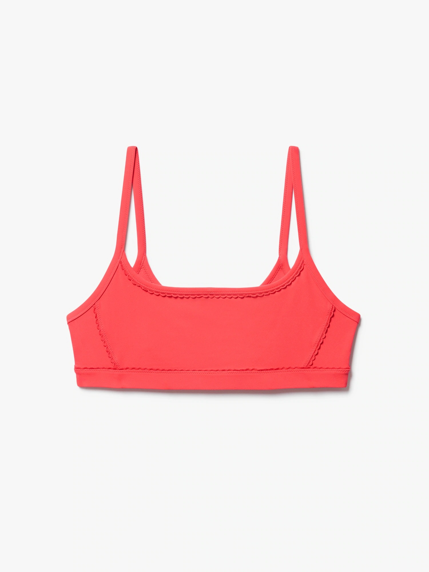Athleta, Square Neck Picot Sports Bra A-C