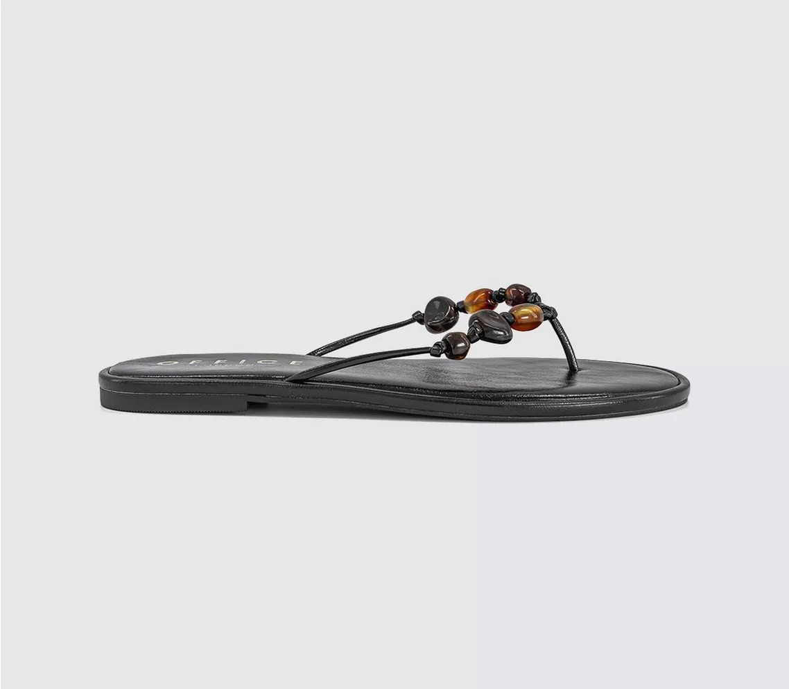 Office, Soleil Beaded Toe Post Sandals