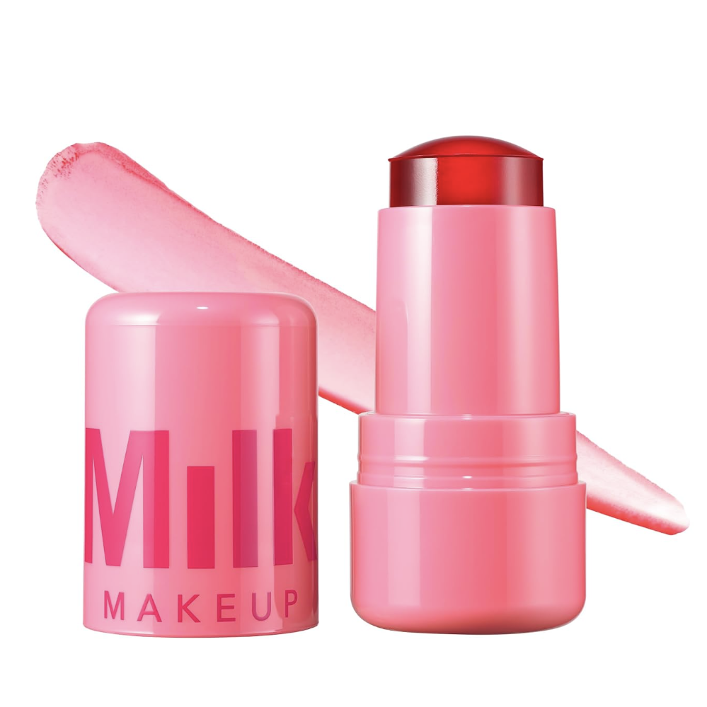 Milk Makeup Cooling Water Jelly Tint &ndash; Long-Lasting Sheer Lip + Cheek Stain With Firming Vegan Collagen + Hydrating Aloe &ndash; Transfer Proof, Buildable Lip Tint + Blush &ndash; Chill (red), 0.17 Oz