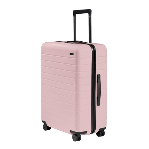 Away Medium Checked Luggage - 26-Inch Lightweight Hardside Suitcase With Custom Whisperglide 360&deg; Wheels, Interior Compression System, Tsa-Accepted Lock - Blush Pink