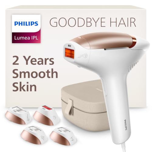 Philips Lumea Ipl &mdash; Salon-Like Laser Hair Removal for Women, Permanent Hair Reduction Device at Home for Face & Body &mdash; Safe & Painless for Face, Bikini, Body, 5 Settings & Skin Sensors, Bri984/03