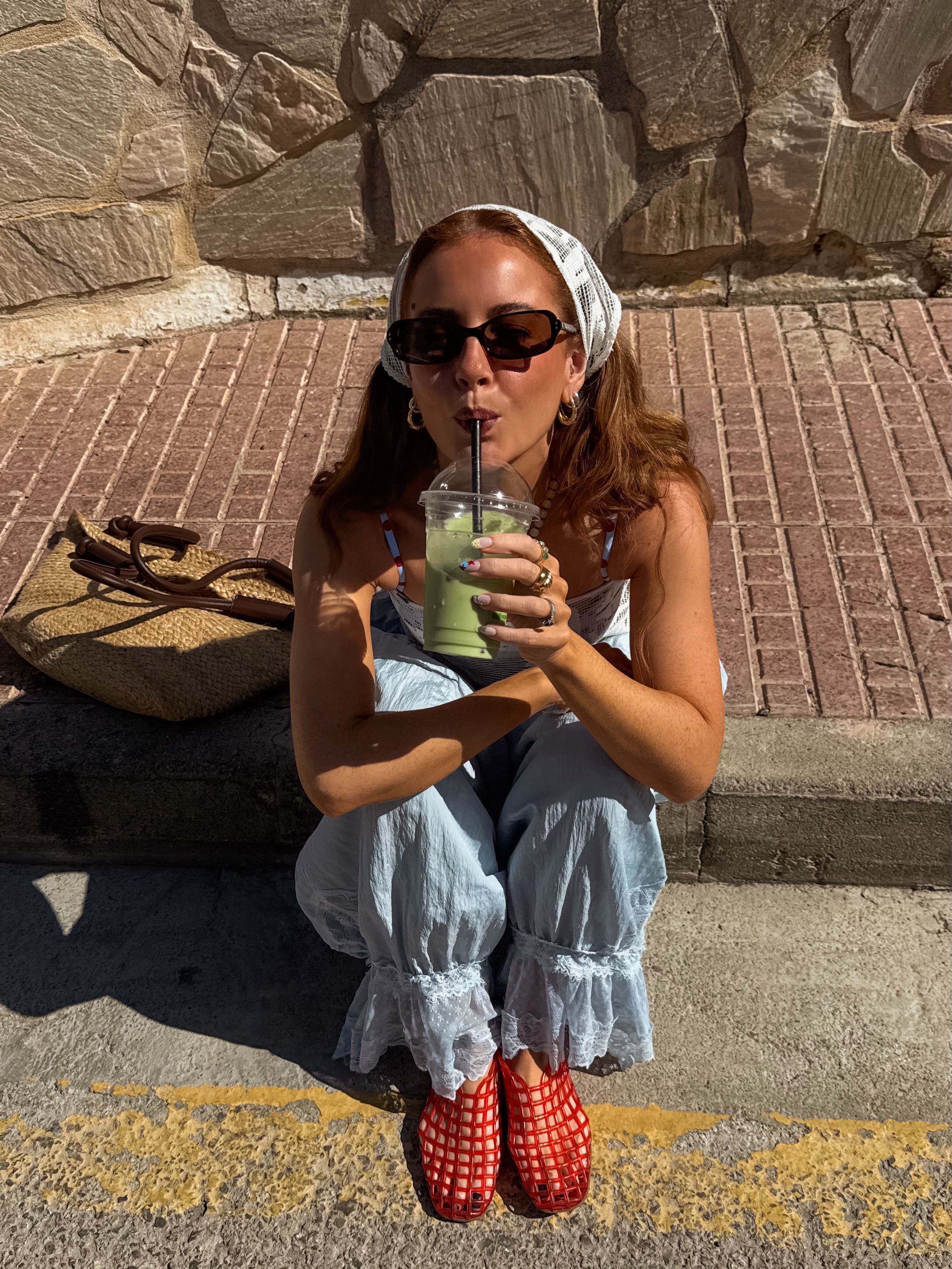 An image of a woman wearing cool fourth of july outfit idea summer 2026