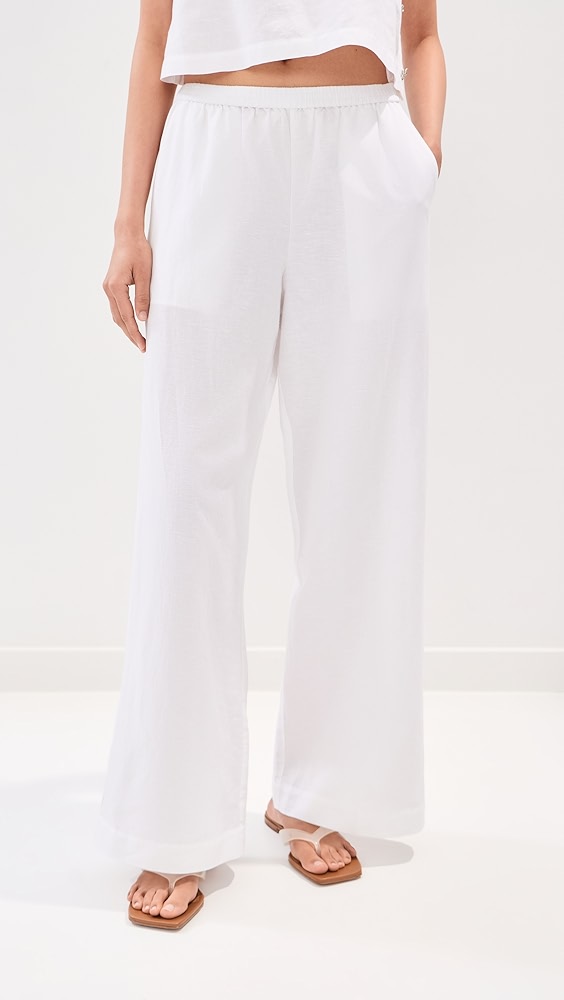 Margot Linen Pants - Black