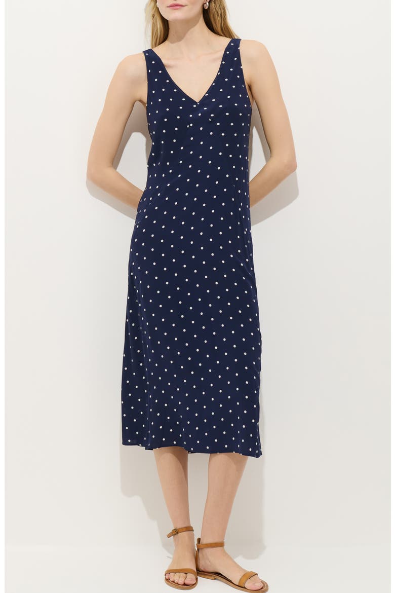 Flora Polka Dot Midi Dress
