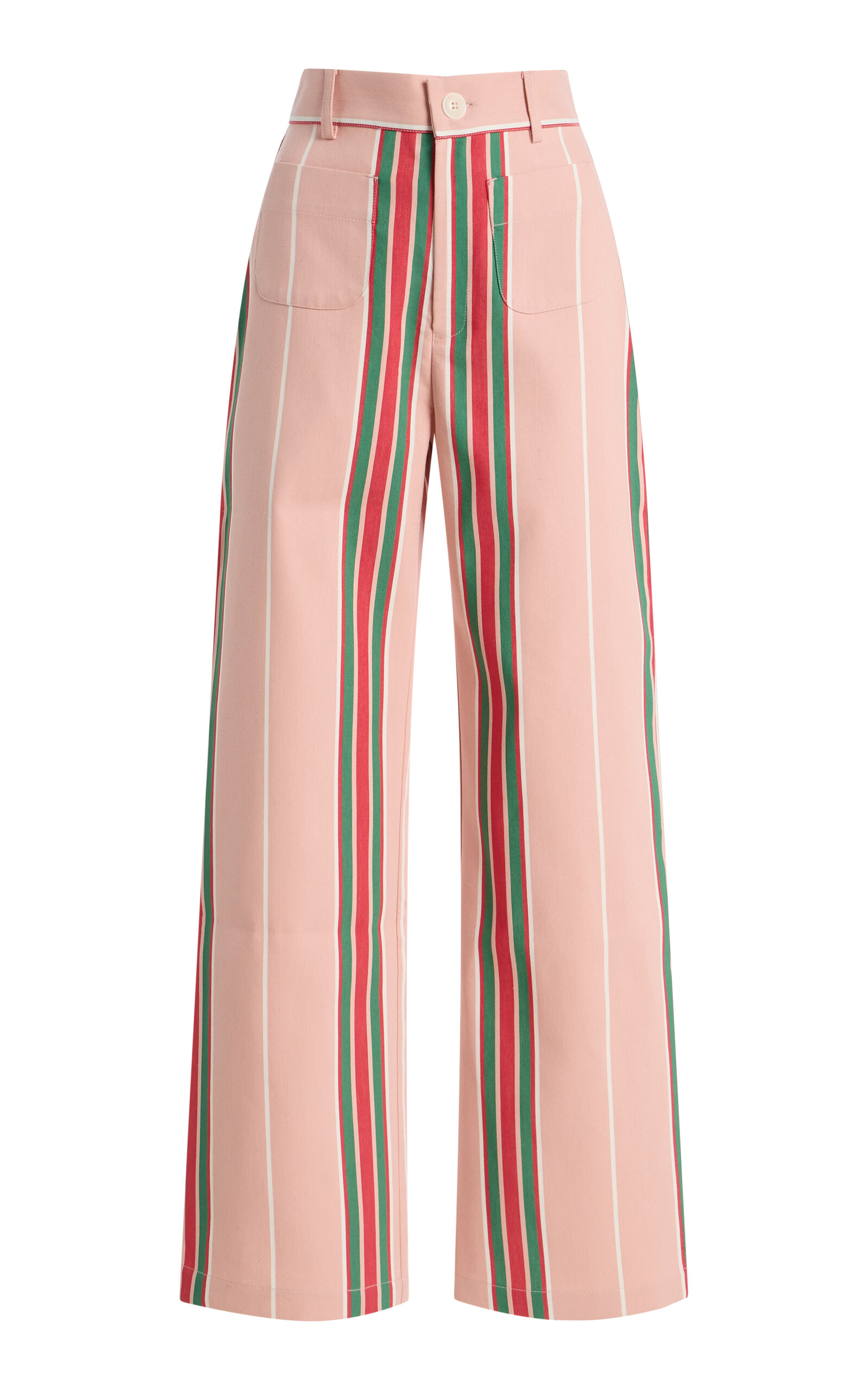 Exclusive La Isla Pippi Cotton Straight-Leg Pants