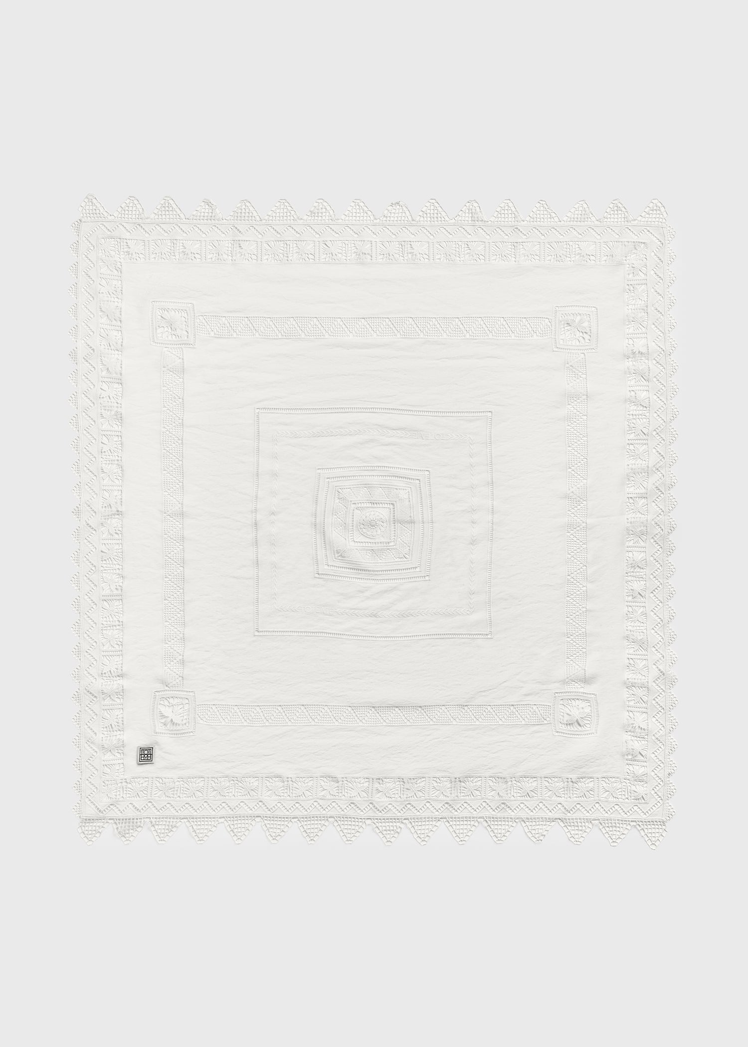 Lace Scarf White - One Size
